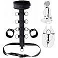 BDSM Sex Bed Bondage Kits with Restraints for Ankle & Wrist Spreader Bar Sex Resistance Strap Leg Hand Cuff Set for Adults Be