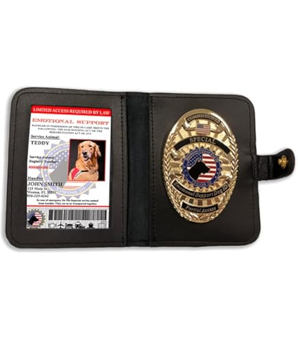 Amazon.com: XpressID Holographic Custom Service Search and Rescue Dog ID  Card with Photo - Includes Handler Information