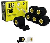 SPORTTAPE 6 Rolls Tearable Elastic Bandage 5 cm x 4.5 m Black