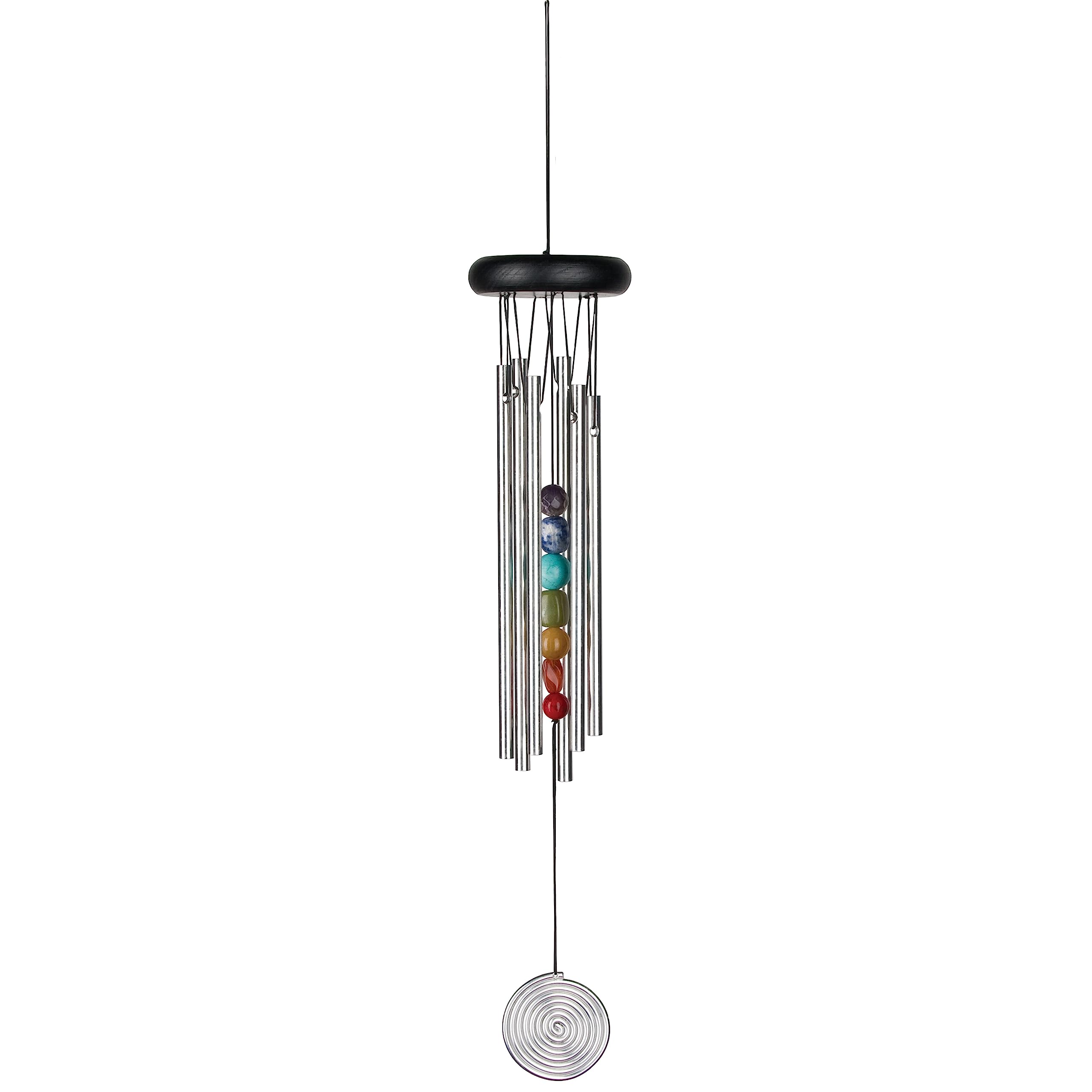 Woodstock Chakra Collection Windchime, Seven Stones