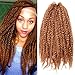 Pack of 3 Afro Kinky Marley Braids Hair Extensions ELEGANT MUSES Kanekalon Synthetic Twist Crochet Braiding Hair 18 inch 100g/pcs (18 inch, 30#)
