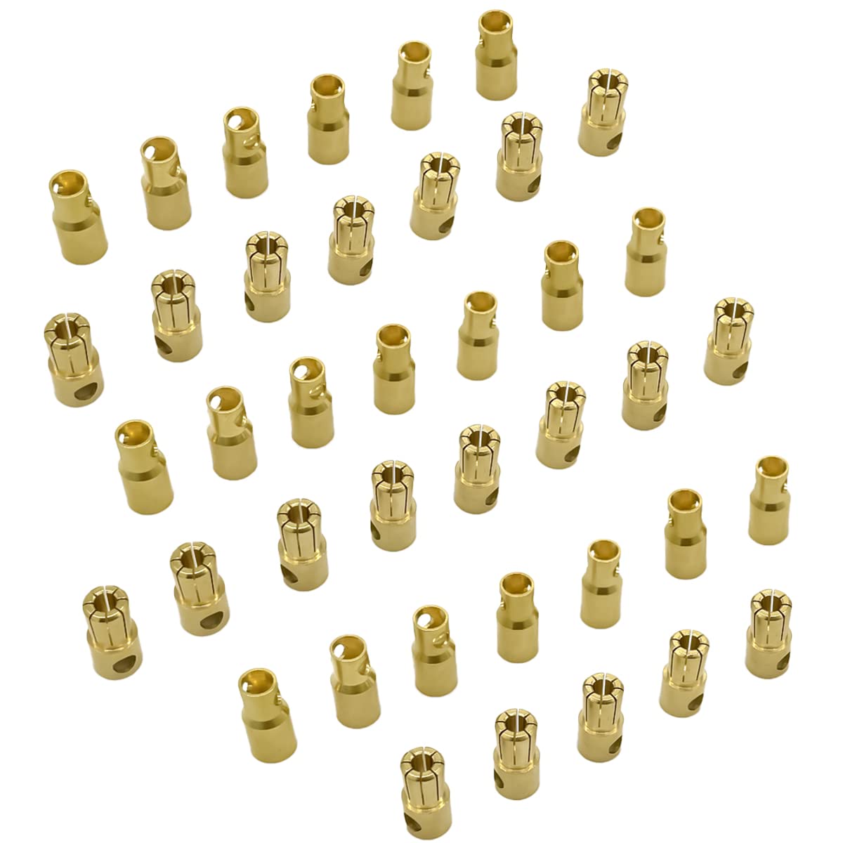 FLY RC 20 Pairs Gold-Plated 6.0mm 6mm Male Female Banana Plug Bullet Connector for ESC Motor Lipo Battery