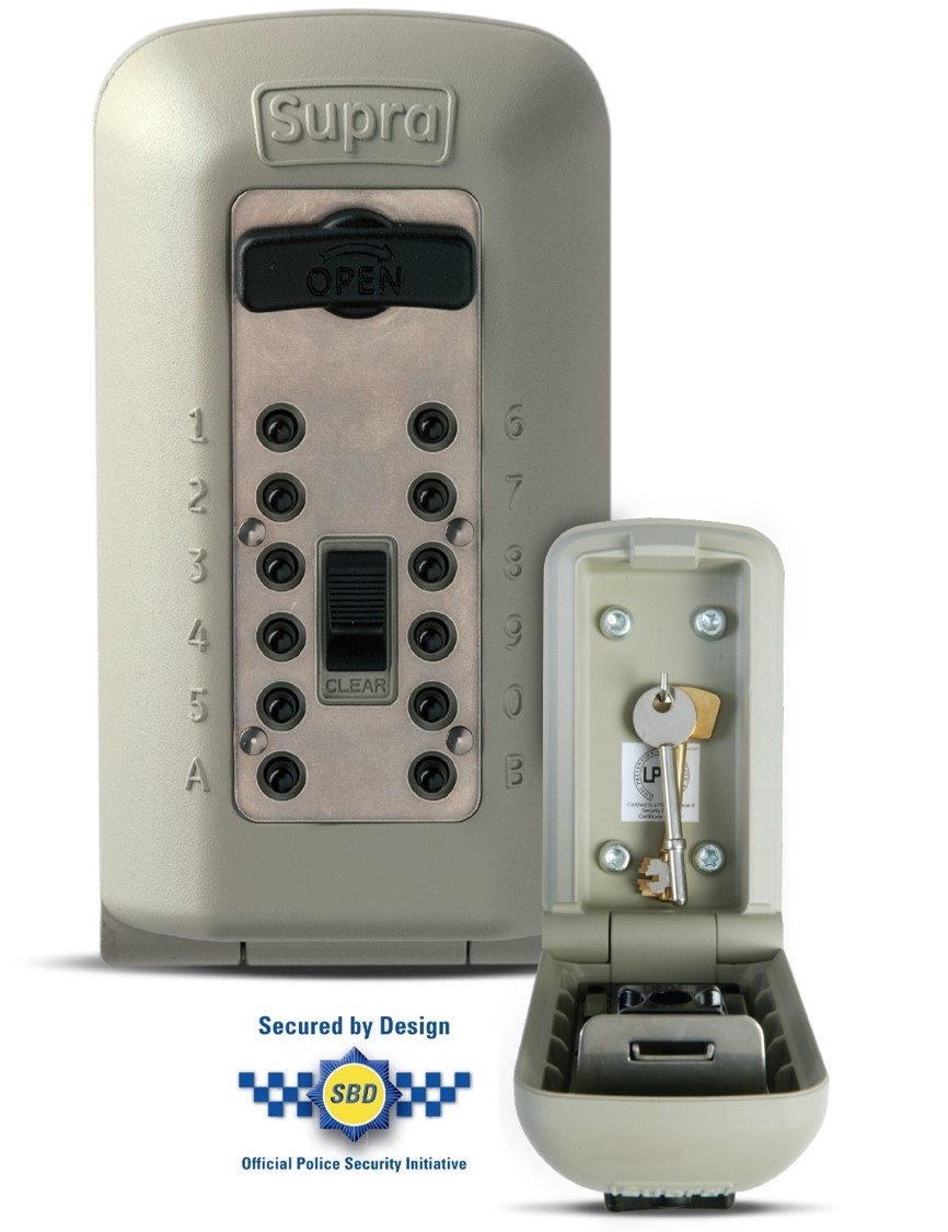 Supra C500 Key Safe Secure/ Wall Mounted/ Outdoor/ Key Storage Device