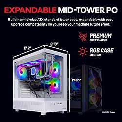 Skytech Gaming Azure 3 Desktop PC, Ryzen 7 9700X