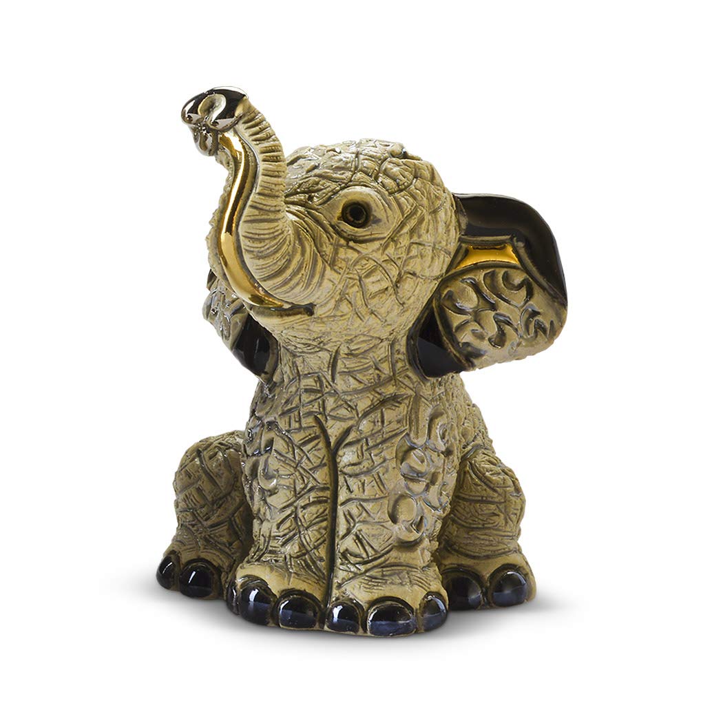 De Rosa Rinconada - Baby Asian Elephant Ceramics Figurine