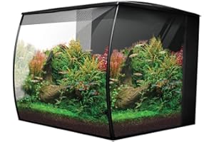Fluval Flex 2.0 Aquarium Kit – 15 Gallon Glass Fish Tank with RGB+W LED Lighting, Remote Control, Integrated 3-Stage Filtration & Adjustable Water Flow – Modern Freshwater Aquarium