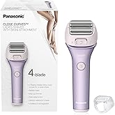 Panasonic Electric Shaver for Women, Cordless 4-Blade Shaver, Bikini Attachment, Pop-Up Trimmer, Wet Dry Operation, Electric Razors for Women - ES-AWL8AV (Purple)