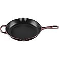 Le Creuset Enameled Cast Iron Signature Iron Handle Skillet, 10.25", Rhone