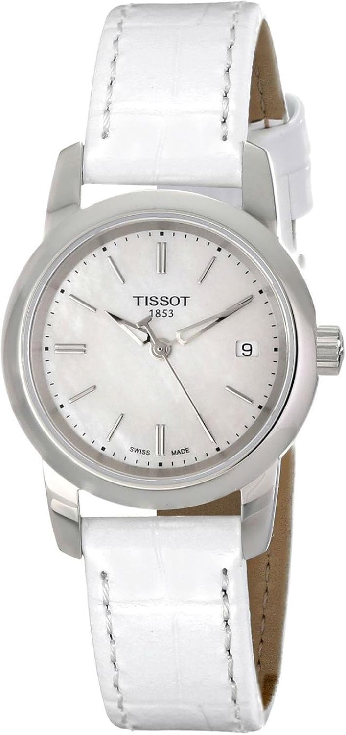 Tissot Women's T0332101611100 Classic Dream Analog Quart z White Watch Watches