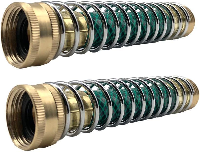 Ogquaton 2 piezas de manguera de jardín protector de resorte en espiral