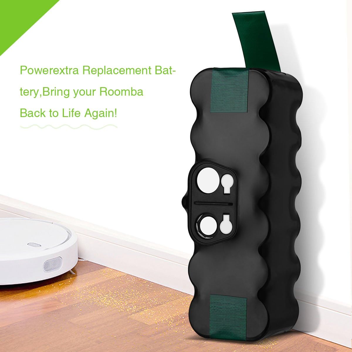 Powerextra 5.0Ah 14.4V Replacement Battery Compatible with Roomba R3 500, 600, 700, 800 & 900 Series 500 510 530 532 540 550 552 560 580 595 620 650 660 700 760 780 790 800 870 900: Home & Kitchen