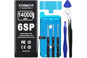 XYIRMCYF 14000mAh Super Capacity Battery Compatible with iPhone 6S Plus, 0 Cycle Li-Polymer Replacement Battery for iPhone 6S