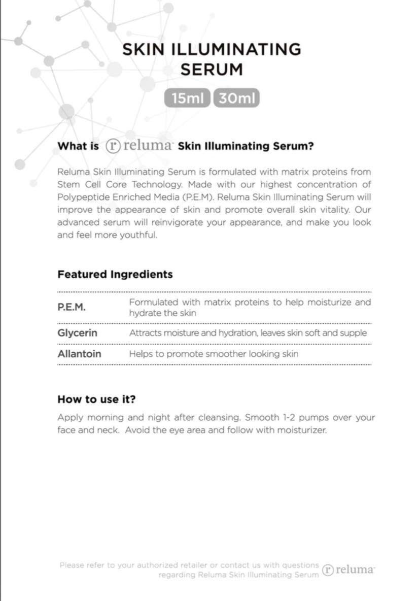 reluma stem cell serum