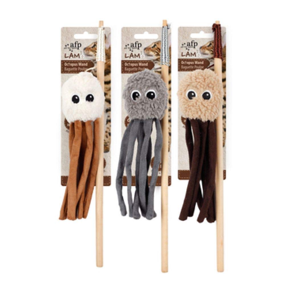 All For Paws Lamb Octupus Wand Cat Toy