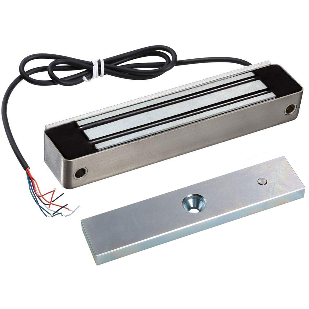 UHPPOTE 600 Pounds Holding Force Single Door Electric Magnetic Outdoor Gate Lock