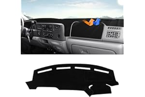 Autorder Dashboard Cover Mat for 1999-2004 Ford F250 F350 F450 Super Duty Accessories Dash Cover Upgrade Velvet Dash Mat Sunshade Glare UV Rays Protector