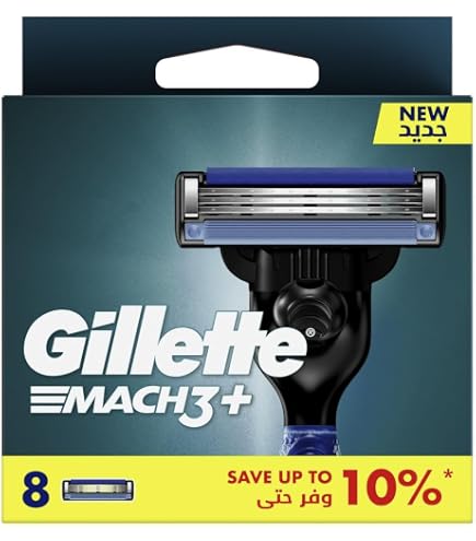 Amazon.com: Gillette Mach-3 Cartridge - Pack of 4 : Beauty