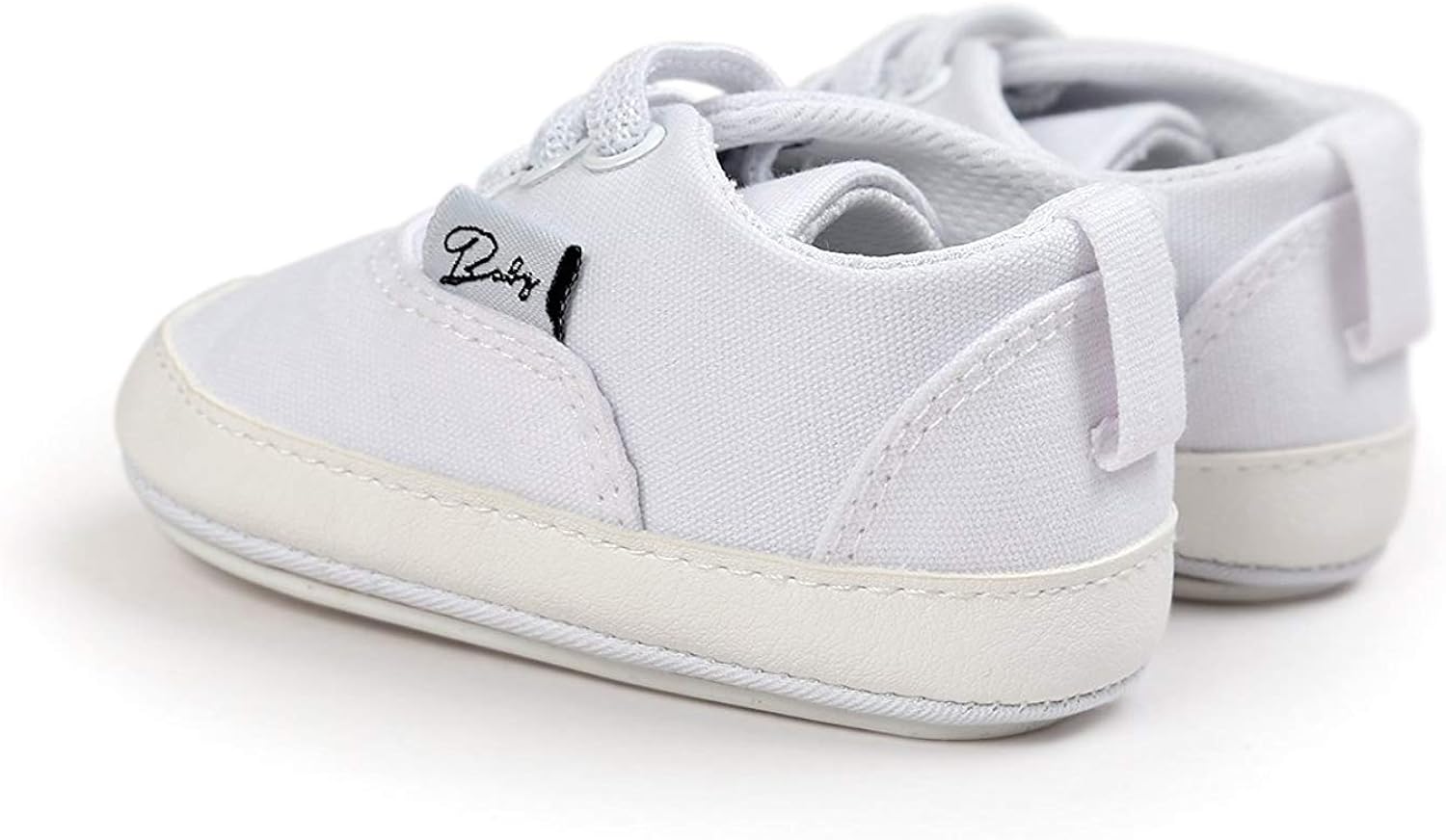  | RVROVIC Baby Boys Girls Shoes Canvas Toddler Sneakers Anti-Slip Infant First Walkers 0-18 Months | Sneakers