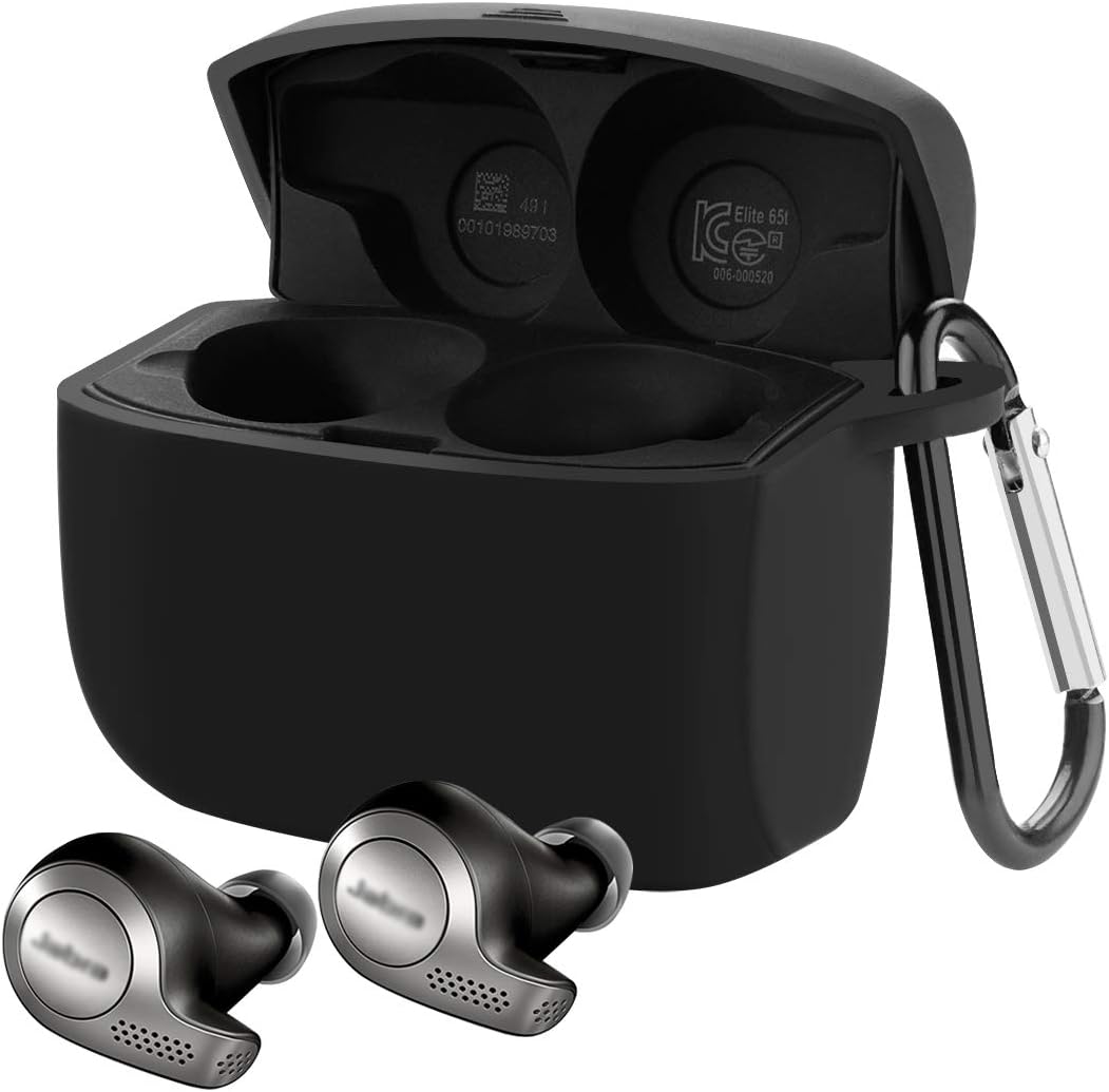 Geekria Silicone Case Cover Compatible with Jabra Elite Active 65t True Wireless Earbuds - Image 3