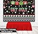 Funnytree Ugly Christmas Sweater Party Backdrop Tacky Blackboard Winter Xmas Photography Background Elfed Kids Chalkboard Photobooth Decorations Banner Invitation