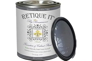 Retique It Chalk Furniture Paint, 32 Fl Oz (Pack of 1), 06 Greystone