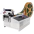 Webbing Cutter, 5inch LCD Display Cold and Hot Webbing Cutting Machine for Elastic bands Ribbons Nylon Webbing