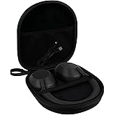 LVKAYCE Headphone Headset Case Compatible with JBL Tune 510BT/520BT/670NC Live 460NC, with Sony WH-CH520/510 Portable Travel Carrying Wireless Headphone Case for On Ear Headphones (Black)