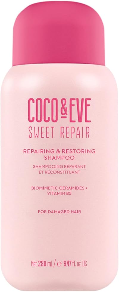 Coco & Eve Repairing & Restoring Shampoo 280ml Biomic Ceramides Panthenol