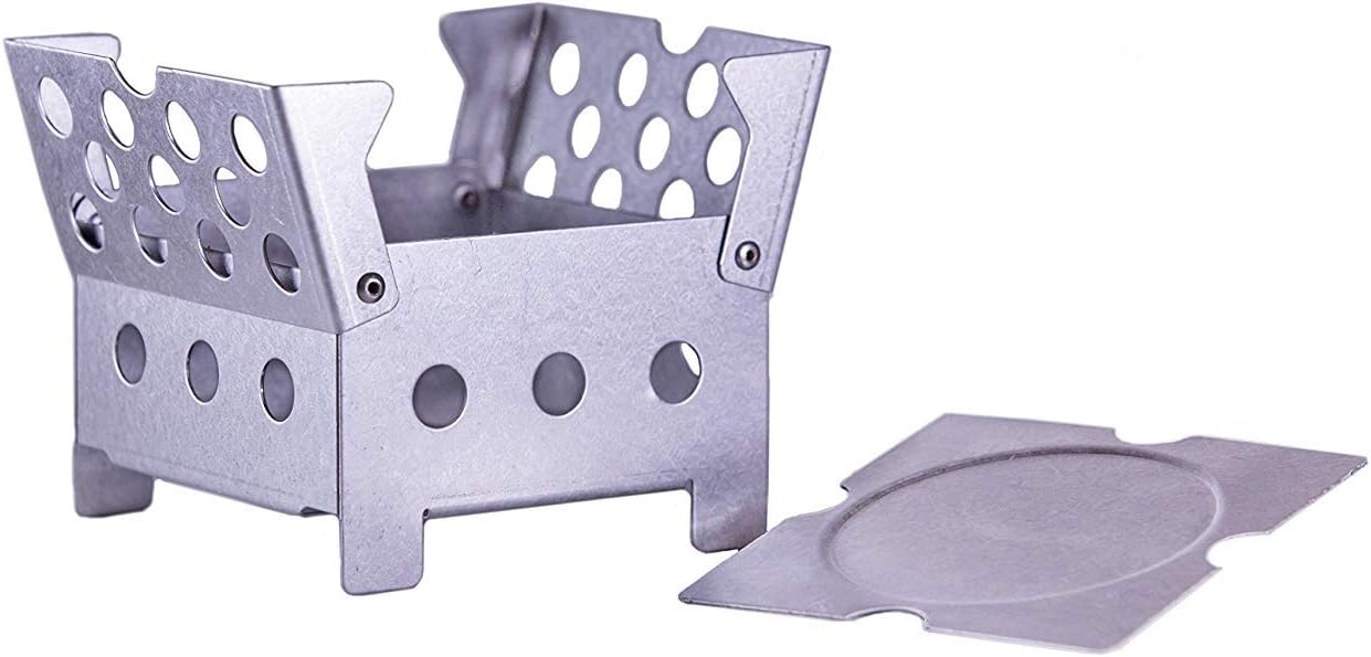 QuickStove Portable Compact Backpack Camp Cube Stove - Ideal for Camping, Hiking, Backpacking and Emergency