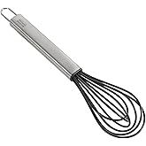 Kuhn Rikon Essential Small Silicone Balloon Whisk – Heat-Resistant Silicone for Cookware-Safe Mixing & Blending