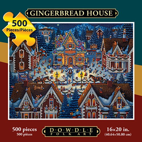 Dowdle Folk Art Gingerbread House Jigsaw Puzzle