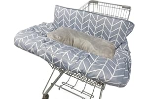 ICOPUCA Shopping Cart Covers for Baby, Seat positioner High Chair Cover, Machine Washable for Infant, Toddler, Boy or Girl