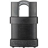 Total Guard Commando Lock High Security iCHANGE Shrouded Padlock with Patented, Interchangable Design, Bolt Cutter Proof, Pic