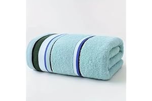 Soft Linen Luxury Bath Towel Set, 600 GSM 100% Cotton Turkish Bath Towels for Bathroom, 27.6x55.1 in Large Bathroom Shower To