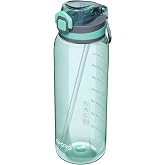 Opard Peak 1000 ml/32 oz Water Bottle with Straw Cap, BPA-Free, Leak Proof Flip Top Bottle