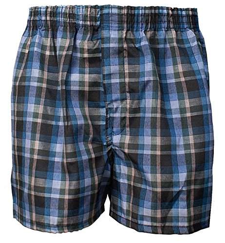 1 ToBeInStyle+Tartan+Patterned+Boxer+Shorts