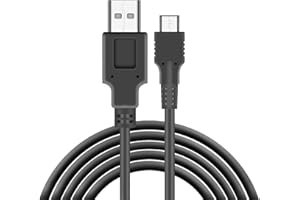 ECHZOVE Charger Compatible with Nintendo Switch, Charging Cable Compatible with Nintendo Switch, Charger Cable Compatible with Nintendo Switch Pro Controllers - Black (4.92ft)