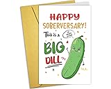 Nchigedy Funny Sobriety Card for Men Women, Sober