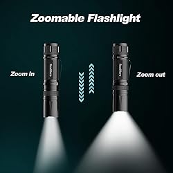 RoadHero [2 Pack 12inch Multi-Color LED Flashlight