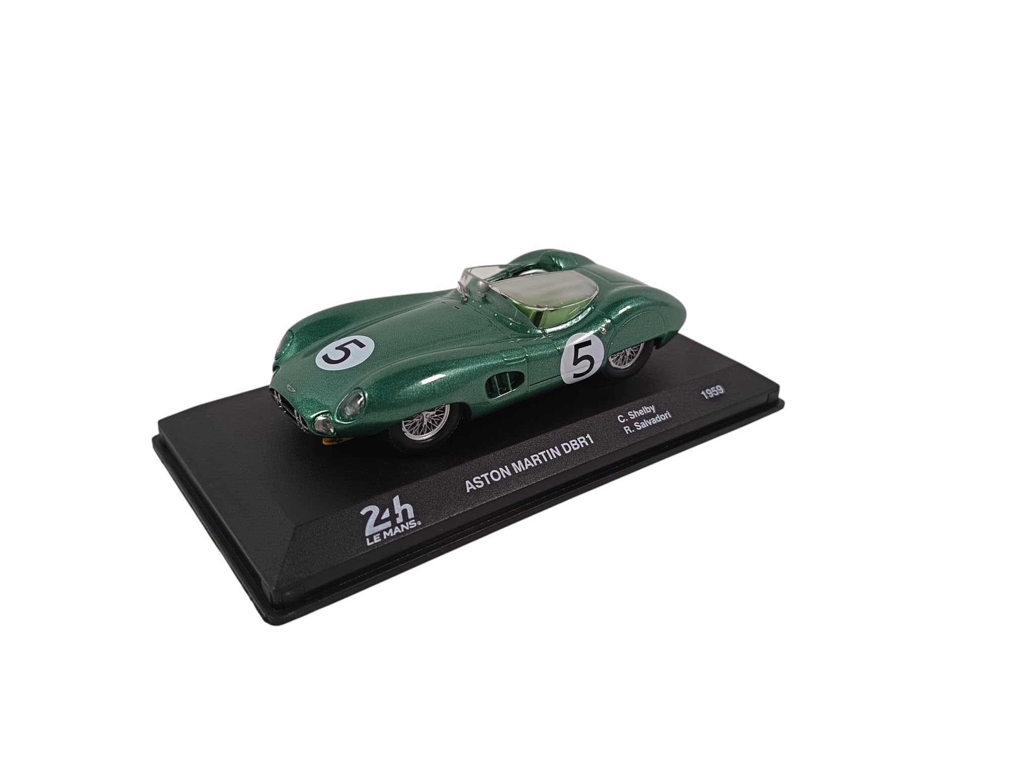 OPO 10 - 1/43 scale 24 Hours of Le Mans miniature car compatible with Aston Martin DBR1 Carroll Shelby winner 1959 - ALA080