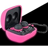 LEFXMOPHY WFL900 Case for Sony Linkbuds WF-L900 Earbuds Carrying Cover, Pink Silicone Protective Skin Glow in Dark