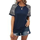 Women Sequined Splicing Short Sleeve T-Shirt Fashion Sparkle Sequin Party Tops Glitter Summer Beach Vacation Tee Shirt