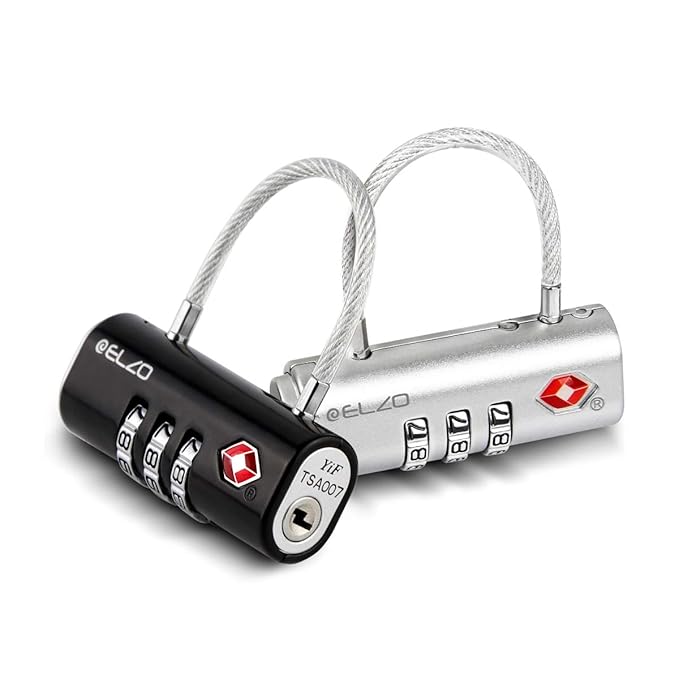 Lucchetto TSA con localizzatore integrato per valigie e borse