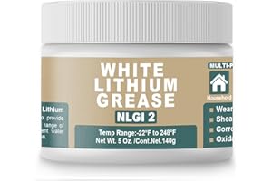 BTAS White Lithium Based Grease for Garage Door Tracks Hinges and Sliding Mechanisms,Bearings & Gears Lubricant Grease, Suita