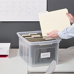 STAPLES Hanging File Folder Box, Storage Bin