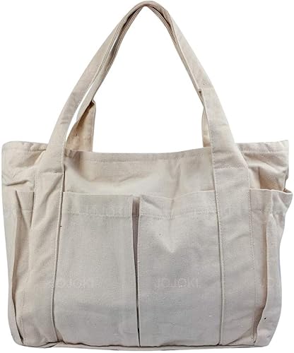 Amazon 流行人気バッグ トートバッグ お洒落バッグ 大容量 通学 通勤 旅行に便利 軽量カバン レディース人気 旅行アイテム シンプル Jojoki 財布