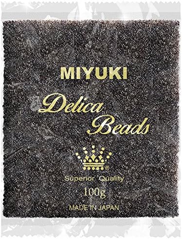 Wholesale Miyuki Delica Seed Beads 11/0 Gunmetal 100g DB001