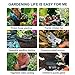 DRIVIM Gardening Tool Set 10 Pieces, Garden Tool Kit with Ergonomic Handles Trowel/Hand Rake/Sharp Shovel/Pruning Shears, Gardening Hand Tools Gifts for Women with Carrying Casethumb 3