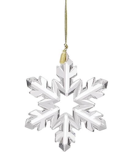Baccarat Crystal 2021 Christmas Ornament Clear Snowflake : Amazon