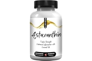 Advanced Bionetix Triple Strength AstaQuil™ Astaxanthin 12mg High Bioavailability Formula, 60 Softgels Organic Coconut Oil for Enhanced Absorption. Powerful Antioxidant for Eye, Joint & Heart Health